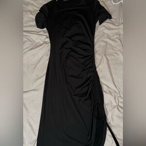 Black Dress side slit